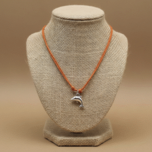 Ocean Dolphin Leather Necklace